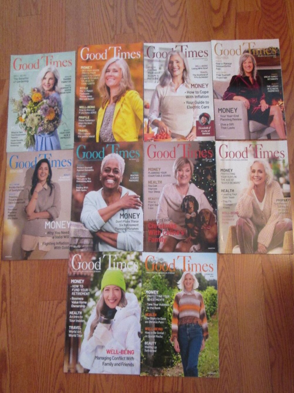 Good Times magazine - 2021, 2022, 2023 - 10 issues